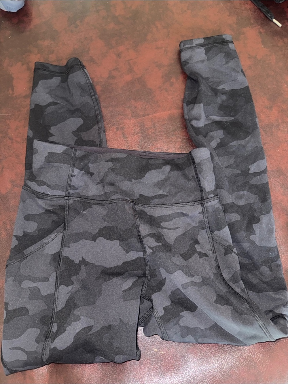 lululemon athletica Align Gray & Black Camo Leggings